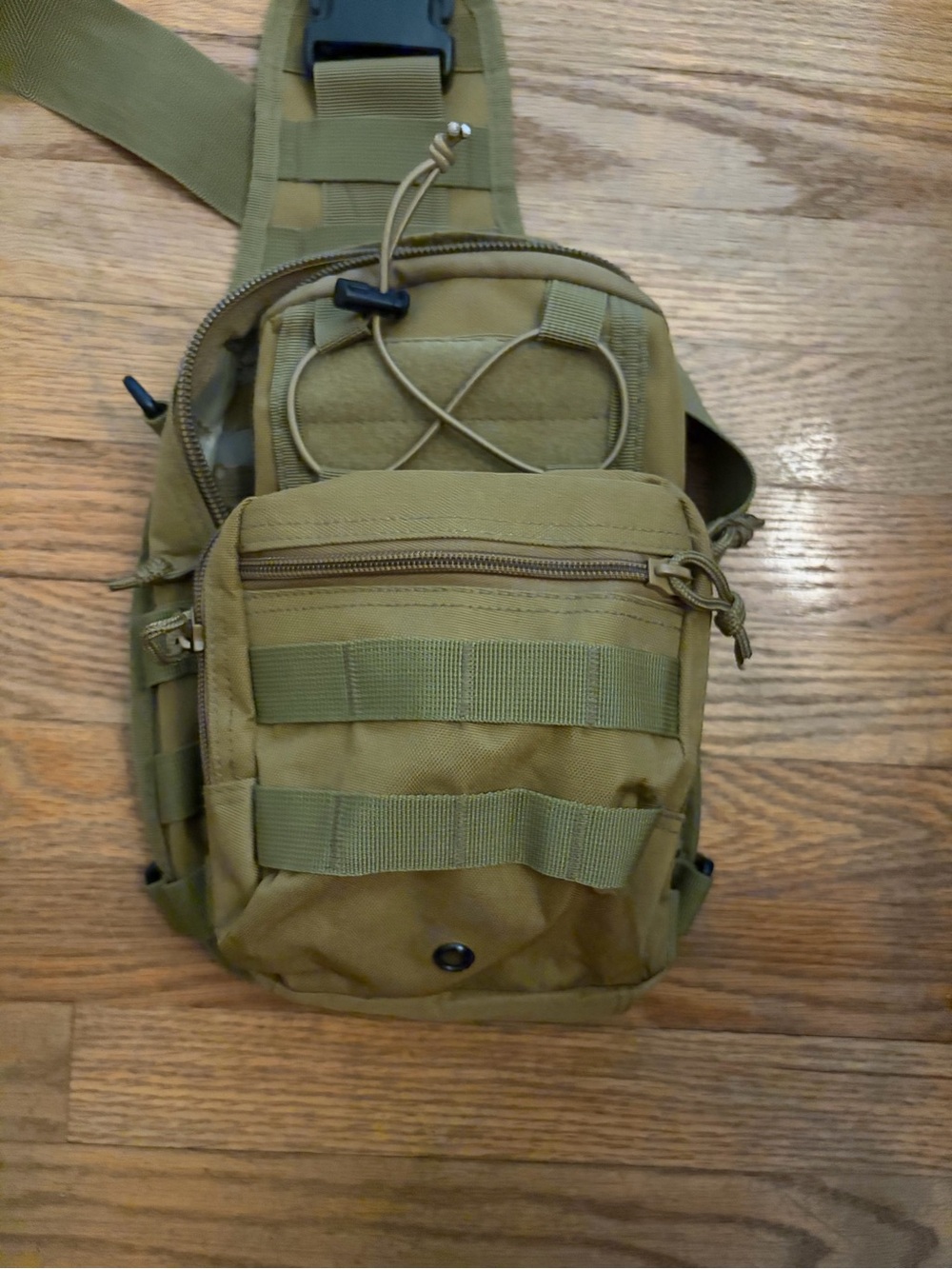 Compact Coyote/Tan Tactical Sling Bag - Durable Everyday Carry